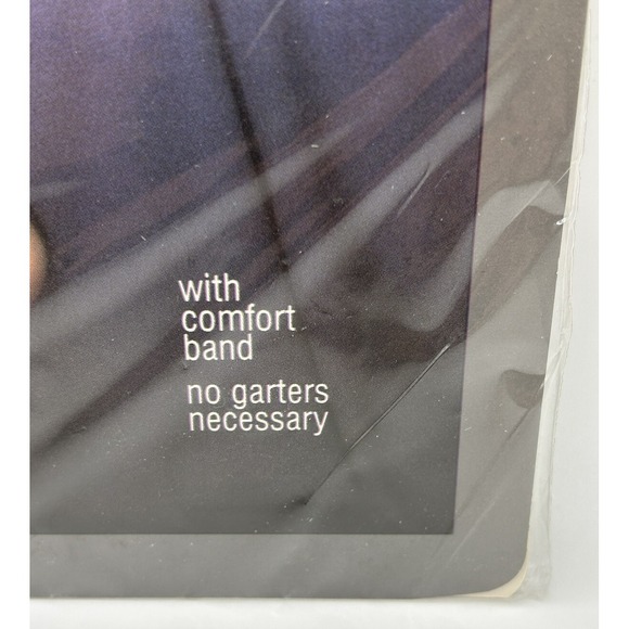 Seamless Stretch Thigh-High Stockings Sz Average Mistone Vtg K-Mart - Picture 3 of 10